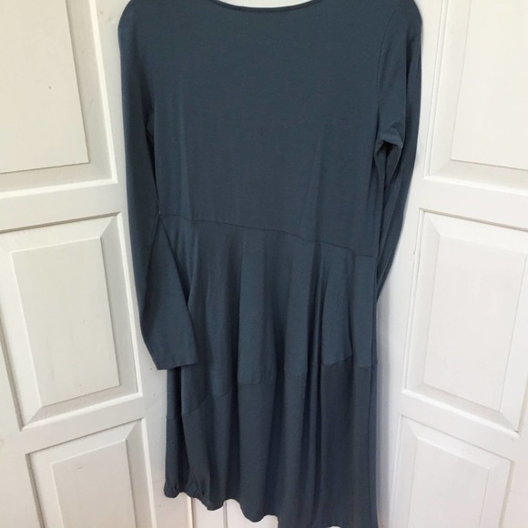 Peruvian Connection Blue Long Sleeve Dress - Picture 14 of 16